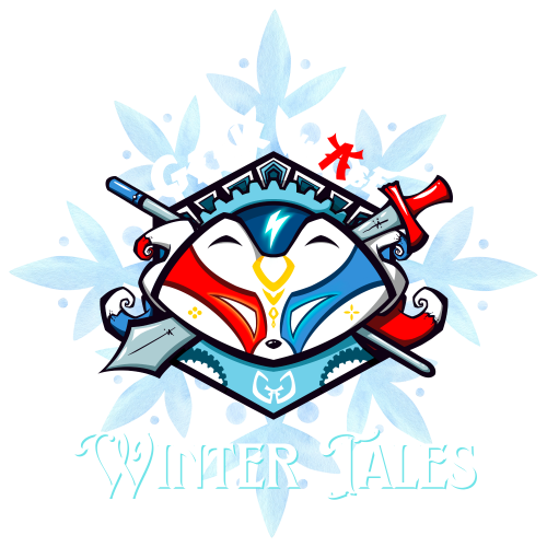 Geek Village Winter Tails Logo