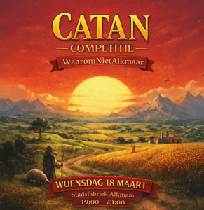 Catan Competitie Alkmaar Poster
